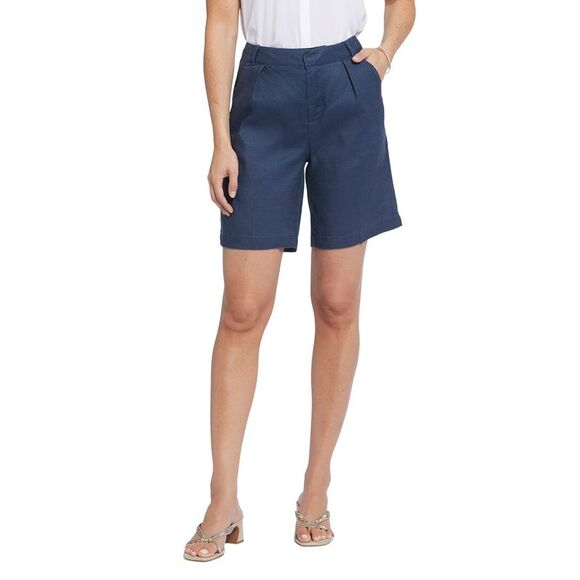 NYDJ Pants - Nydj Womens Relaxed Oxford Navy Short